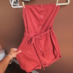 Urban Outfitters Burnt Orange Romper